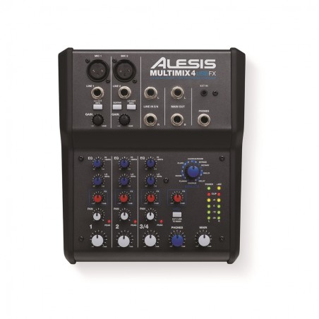 ALESIS MULTIMIX4USB FX MIXER 4 canali con effetto e usb