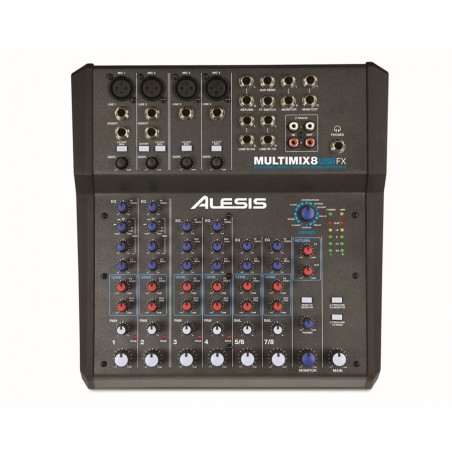 ALESIS MULTIMIX8USBFX MIXER 8 canali con effetto e usb