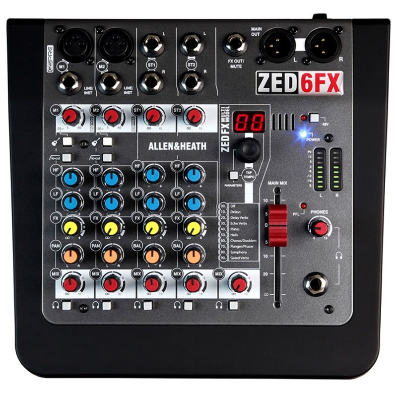ALLEN & HEATH ZED6FX MIXER ANALOGICO 6 INPUT