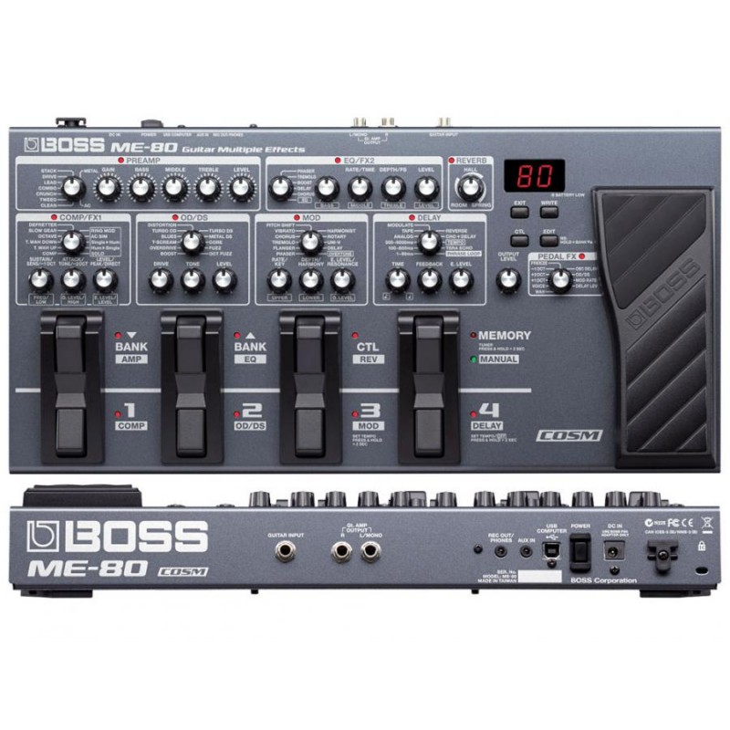 BOSS ME80 PEDALIERA MULTIEFFETTO X CHITARRA BOSS ME80 PEDALIERA MULTIEFFETTO X CHITARRA
