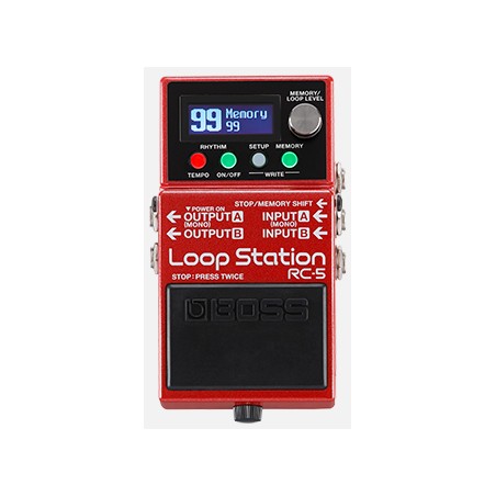 BOSS RC5 PEDALIERA LOOPSTATION
