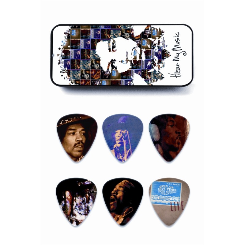 DUNLOP JHPT07M BOX 12 PLETTRI JIM HENDRIX DUNLOP JHPT07M BOX 12 PLETTRI JIM HENDRIX