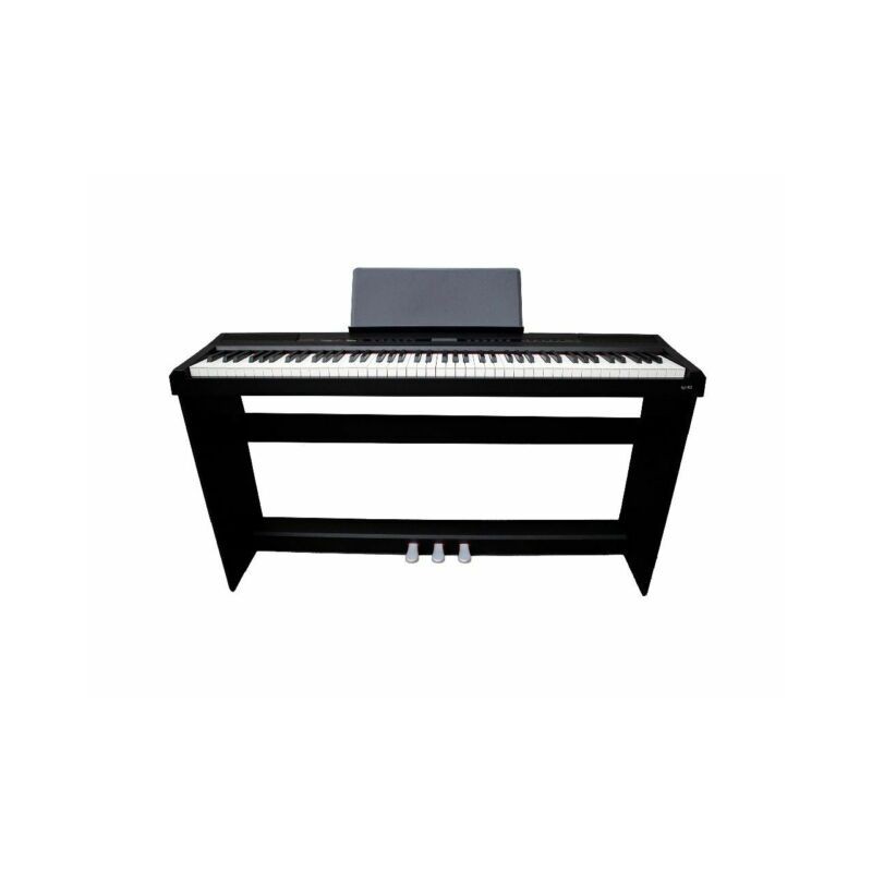 E-CHORD SP10 KIT PIANOFORTE DIGITALE 88 TASTI PESATI NERO + STAND + PEDALIERA E-CHORD SP10 KIT PIANOFORTE DIGITALE 88 TASTI PESATI NERO + STAND + PEDALIERA