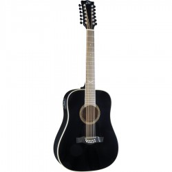 EKO  NXT D XII EQ ACUSTICA 12 CORDE AMPLIFICATA NERA