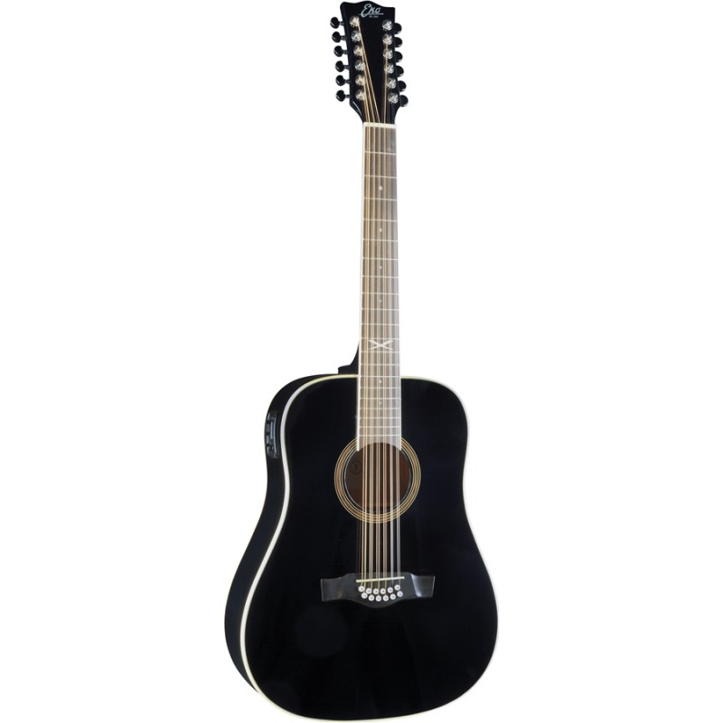 EKO  NXT D XII EQ ACUSTICA 12 CORDE AMPLIFICATA NERA EKO  NXT D XII EQ ACUSTICA 12 CORDE AMPLIFICATA NERA