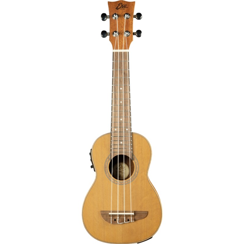EKO EVO UKULELE SOPRANO AMPLIFICATO CEDRO CON BORSA