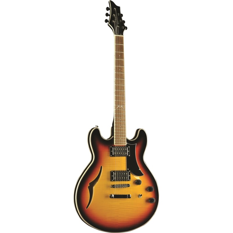 EKO MIA IV SA VINTAGE SUNBURST CHITARRA SEMIACUSTICA