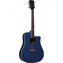 EKO NXT D100 CW ACUSTICA ELETTRIFICATA SEE THROUGH BLUE