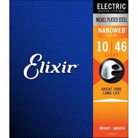 ELIXIR 12052 CORDE PER CHITARRA  ELETTRICA 010-046