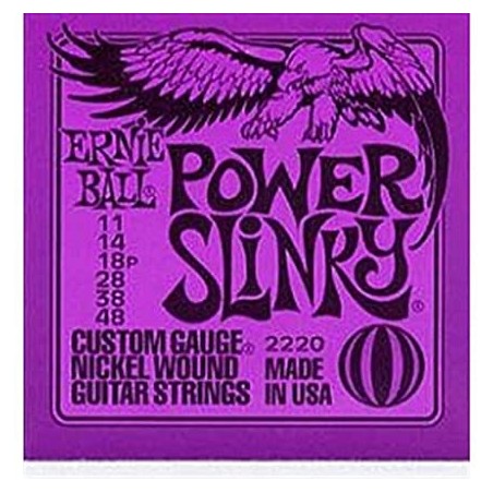ERNIE BALL 2220 POWER SLINKY MUTA DI CORDE PER CHITARRA ELETTRICA NICKEL WOUND 011/048