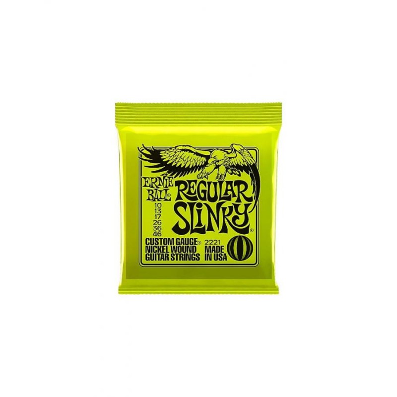 ERNIEBALL 2221 REGULAR SLINKY 010-046  CORDE PER CHITARRA ELETTRICA