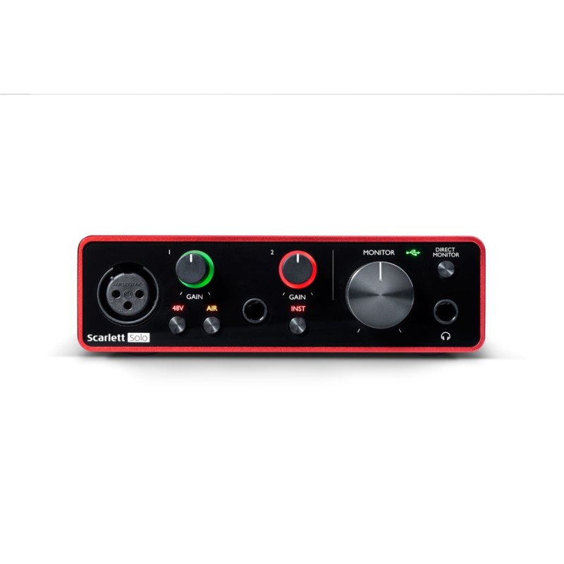 FOCUSRITE SCARLETT SOLO SCHEDA AUDIO 2 IN / 2 OUT USB