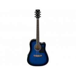 IBANEZ PF15ECETBS BLU SFUMATA CHITARRA ACUSTICA ELETTRIFICATA