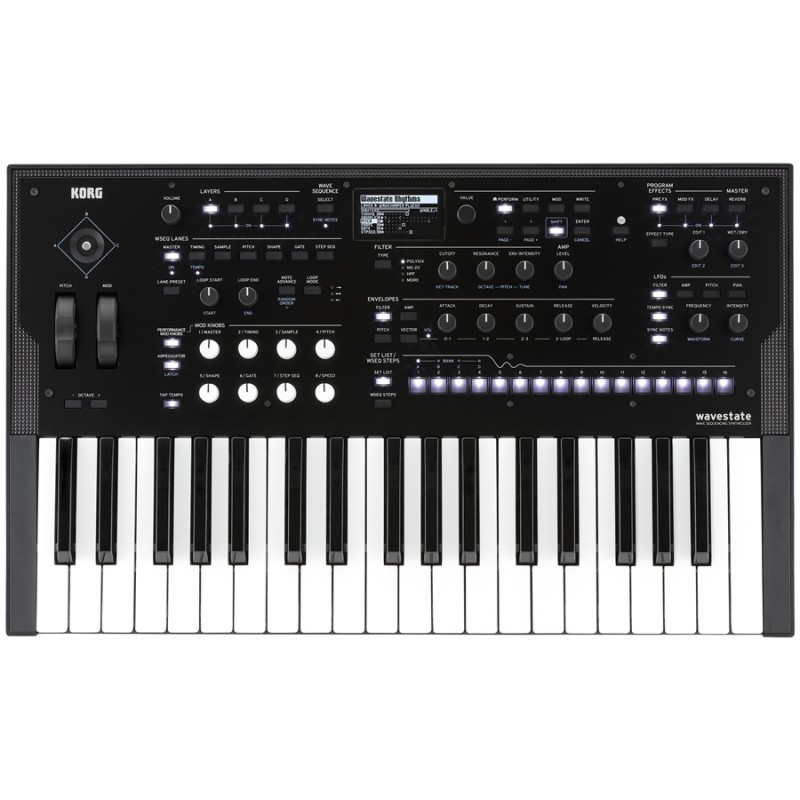 KORG WAVESTATE SINTETIZZATORE CON ARCHITETTURA WAVE SEQUENCING 37 TASTI KORG WAVESTATE SINTETIZZATORE CON ARCHITETTURA WAVE SEQUENCING 37 TASTI