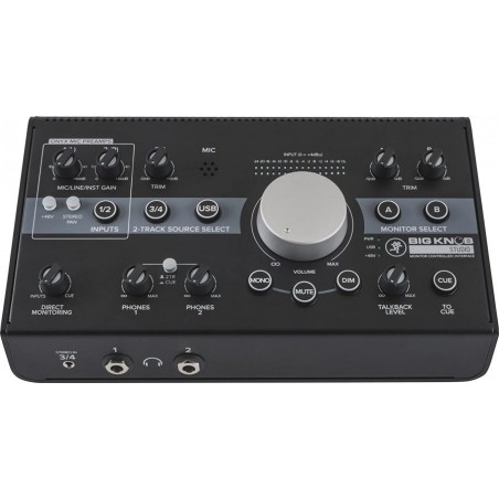 MACKIE BIG KNOB STUDIO+ CONTROLLER PER STUDIO MONITOR-SELETTORE SORGENTI 4x3 CON TALKBACK