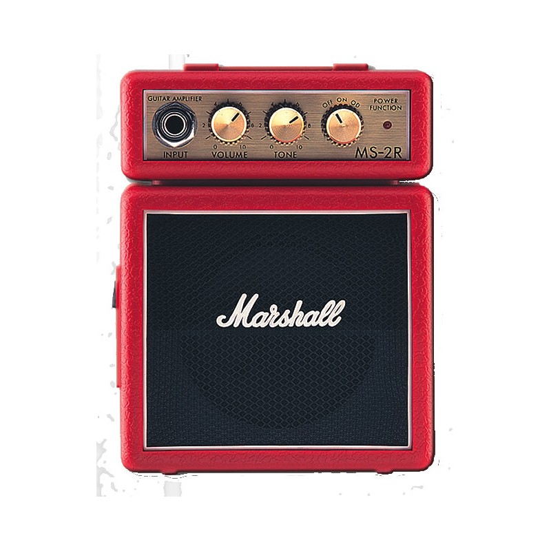 MARSHALL MS-2R RED AMPLIFICATORE PER CHITARRA PORTATILE MARSHALL MS-2R RED AMPLIFICATORE PER CHITARRA PORTATILE