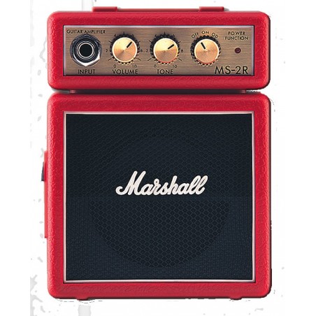 MARSHALL MS-2R RED AMPLIFICATORE PER CHITARRA PORTATILE