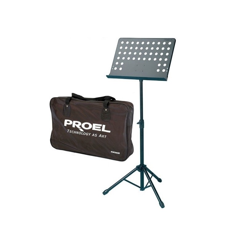 PROEL RSM360M LEGGIO FORATO IN METALLO CON BORSA