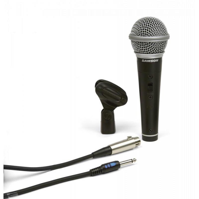 SAMSON R21S MICROFONO DIAMICO COMPLETO DI CAVO E PINZA
