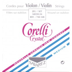 SAVAREZ CORELLI NEW CRYSTAL 700M MUTA PER VIOLINO 4/4 MEDIUM