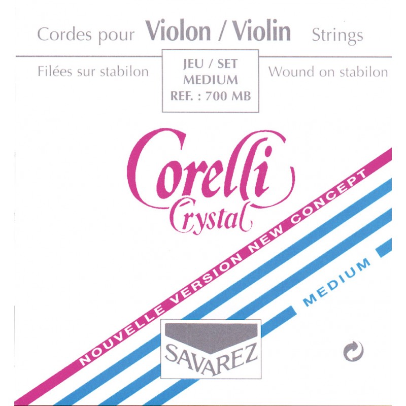 SAVAREZ CORELLI NEW CRYSTAL 700M MUTA PER VIOLINO 4/4 MEDIUM