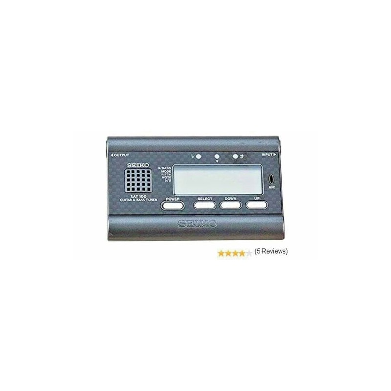 SEIKO SAT100BE ACCORDATORE PER CHITARRA E BASSO SEIKO SAT100BE ACCORDATORE PER CHITARRA E BASSO