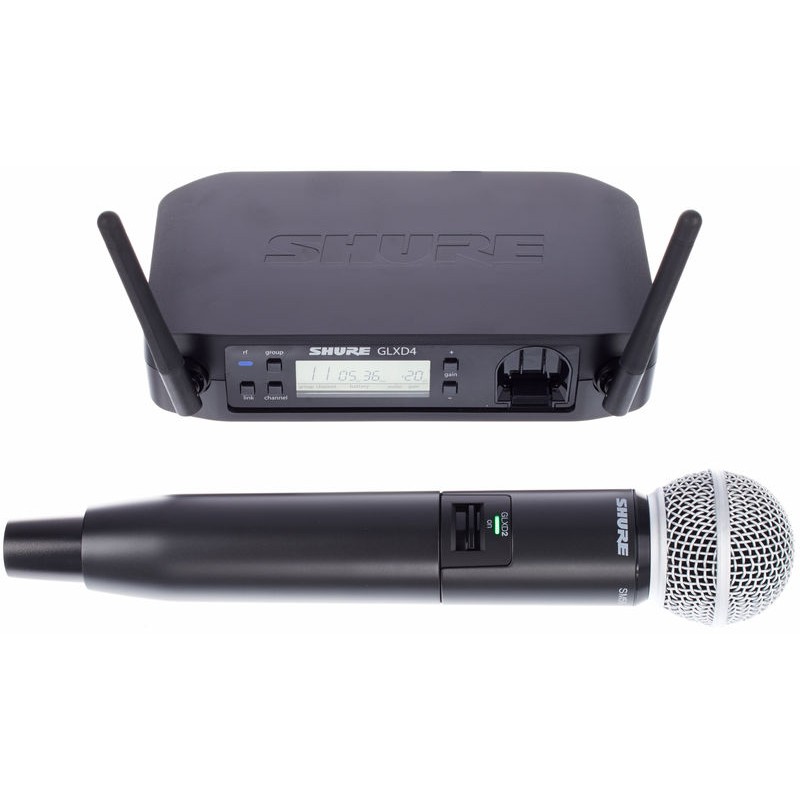 SHURE GLXD24E/SM58 RADIOMICROFONO PALAMARE DIGITALE