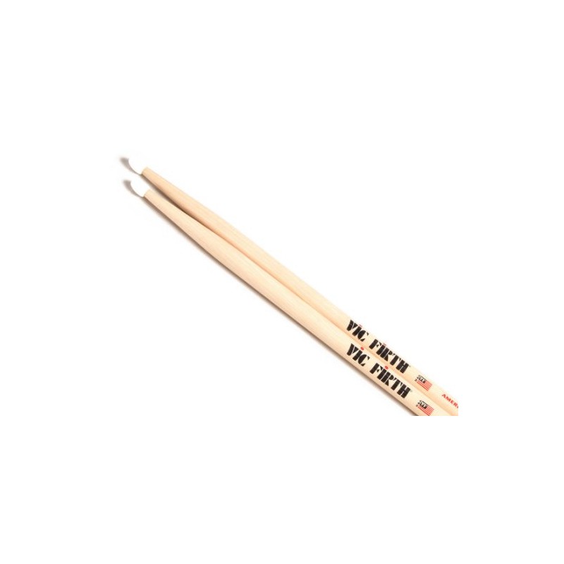VIC FIRTH 5BN AMERICAN CLASSIC COPPIA BACCHETTE IN LEGNO PUNTA NYLON VIC FIRTH 5BN AMERICAN CLASSIC COPPIA BACCHETTE IN LEGNO PUNTA NYLON