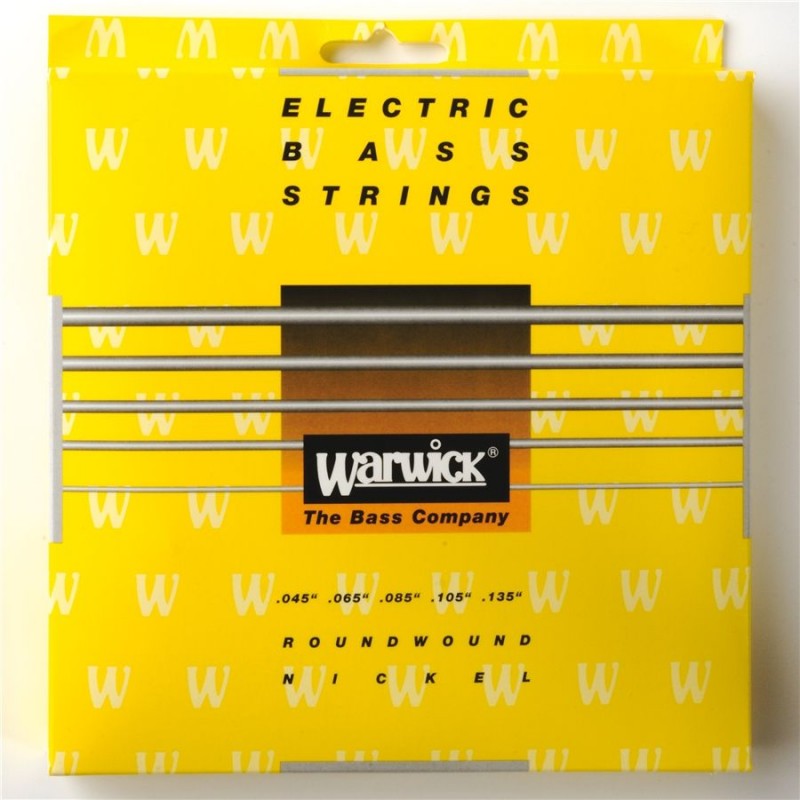 WARWICK YELLOW LABEL 41031 MUTA DI CORDE PER BASSO 5 CORDE 045-135