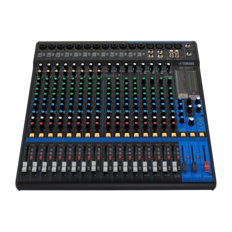 YAMAHA MG20XU MIXER 20 CANALI USB CON ALIMENTAZIONE PHANTOM ED EFFETTI YAMAHA MG20XU MIXER 20 CANALI USB CON ALIMENTAZIONE PHANTOM ED EFFETTI