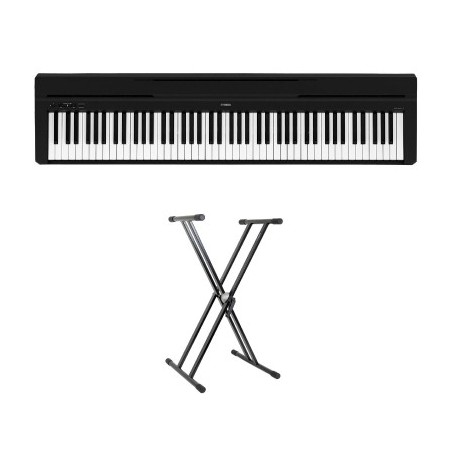 YAMAHA P45B PACK PIANOFORTE DIGITALE CON SUPPORTO DOPPIA SBARRA