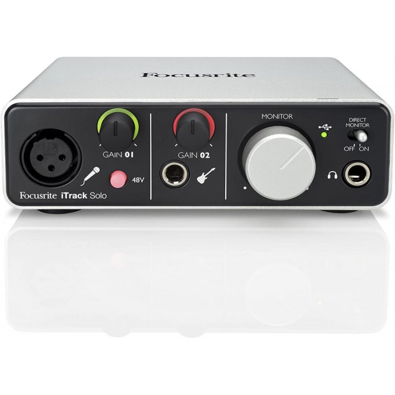 FOCUSRITE iTrack SoloINTERFACCIA AUDIO PER PC/MAC E IPAD FOCUSRITE iTrack SoloINTERFACCIA AUDIO PER PC/MAC E IPAD