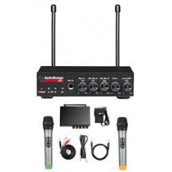 AUDIO DESIGN PRO PMU502MRADIOMICROFONO 2 PALMARI + MIXER