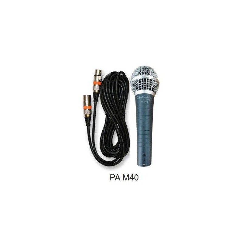 AUDIODESIGN PA M40 MICROFONO DINAMICO CON CAVO XLR