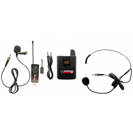 AUDIODESIGN PMU USB 1.1 RADIOMICROFONO ARCHETTO/LAVALIER FUNZIONA ANCHE X PC