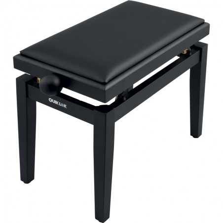 QUIKLOK PB100 BKS PANCA PIANOFORTE NERA SATINATA REGOLABILE