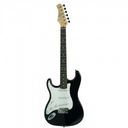 EKO S300 LH MANCINA CHITARRA ELETTRICA NERA