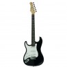 EKO S300 LH MANCINA CHITARRA ELETTRICA NERA