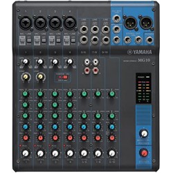 YAMAHA MG10 MIXER 10 CANALI CON ALIMENTAZIONE PHANTOM