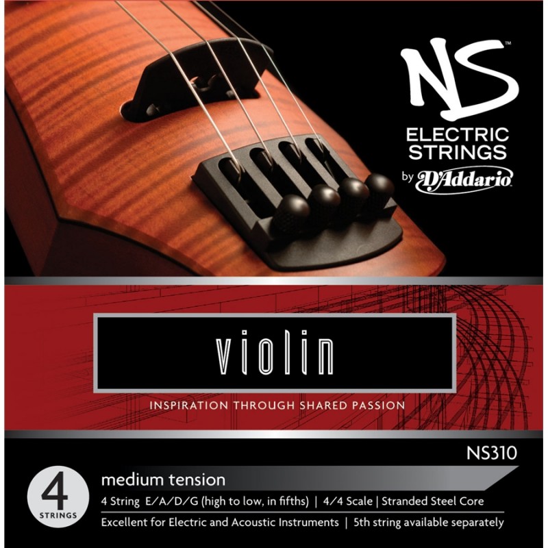 NS DESIGN NS310 BY D\'ADDARIO MUTA DI CORDE PER VIOLINO 4/4 NS DESIGN NS310 BY D\'ADDARIO MUTA DI CORDE PER VIOLINO 4/4