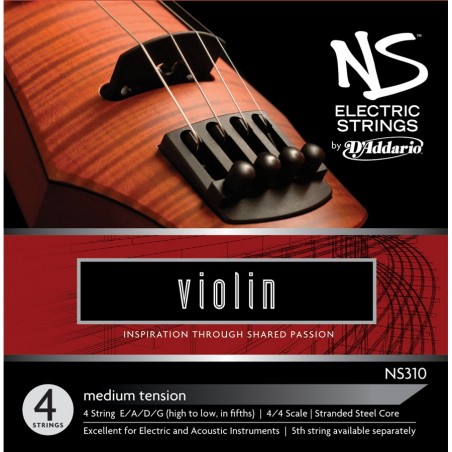 NS DESIGN NS310 BY D\'ADDARIO MUTA DI CORDE PER VIOLINO 4/4