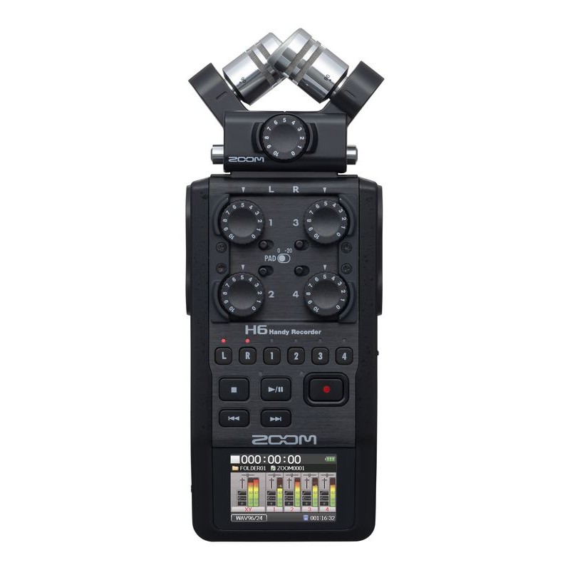 ZOOM H6 REGISTRATORE PALMARE DIGITALE 6 TRACCE