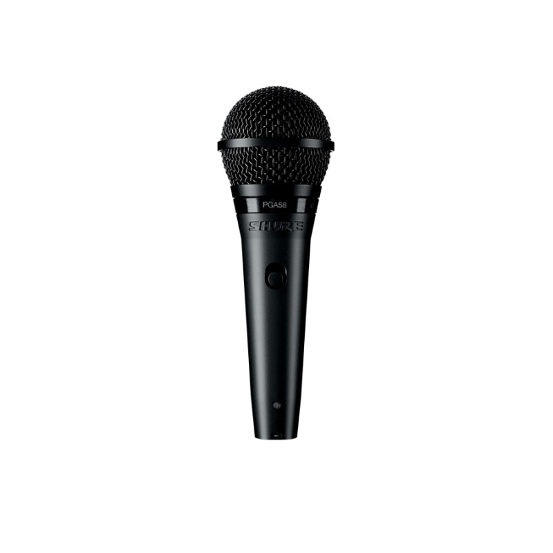 SHURE PGA58 XLR MICROFONO CARDIOIDE DINAMICO PER VOCE - CONNETTORE XLR