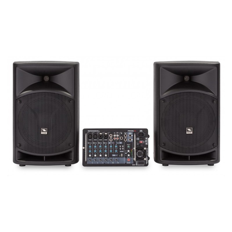 PROEL FREEPASS10USB COPPIA CASSE CON MIXER INTEGRATO 2X250W