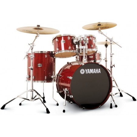 YAMAHA STAGE CUSTOM BIRCH + HW780 BATTERIA COMPLETA BORDEAUX