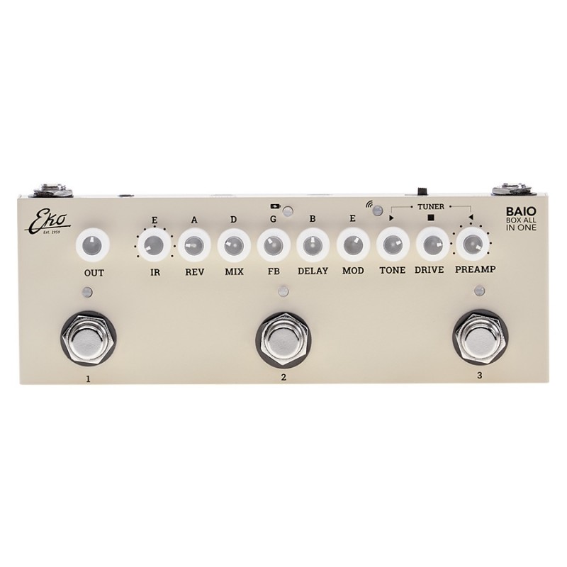 EKO BAIO BOX ALL IN ONE PEDALE MULTIEFFETTO PER CHITARRA CON IR INTEGRATI