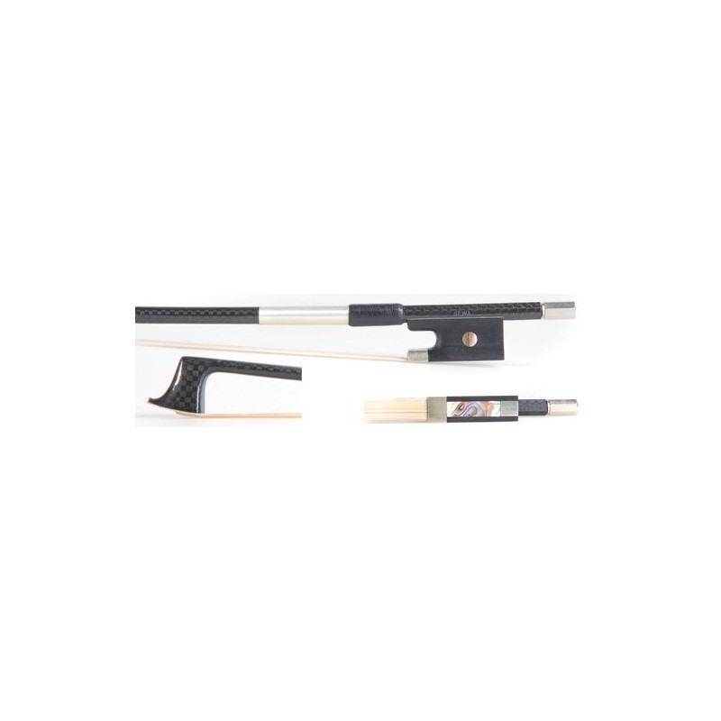 GEWA v.lino 4/4 carbonio nas.ebano+occhio crini nat.404300080