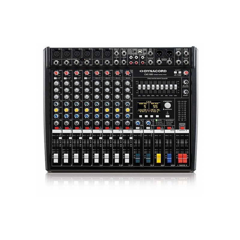 DYNACORD CSM600-3 MIXER 8 CANALI CON INTERFACCIA AUDIO USB 24-bit / 96kHz