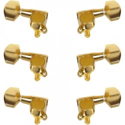 YELLOW PARTS ADI EZ17101G  MECCANICHE CHITARRA ACUSTICA 3+3 gold