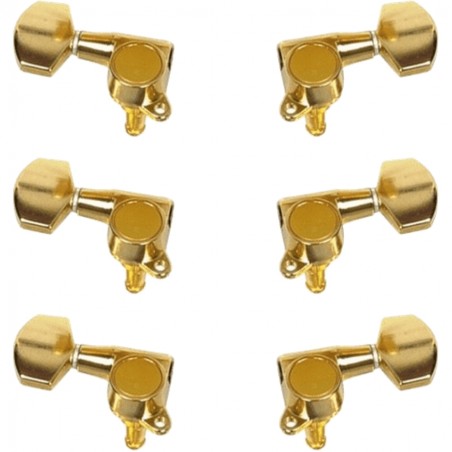YELLOW PARTS ADI EZ17101G  MECCANICHE CHITARRA ACUSTICA 3+3 gold